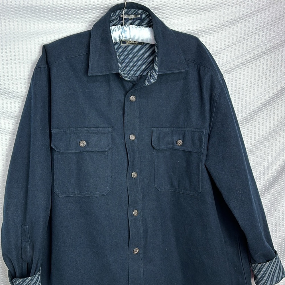 Levi’s Button Down Lining Shirt Jacket Size M - image 2